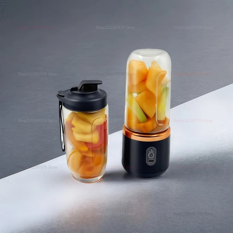 Bærbar 2-kopfrugt Juicer Blender Mini Ice Crusher USB Genopladelig trådløs juice Extractor til smoothies rejse kompakt