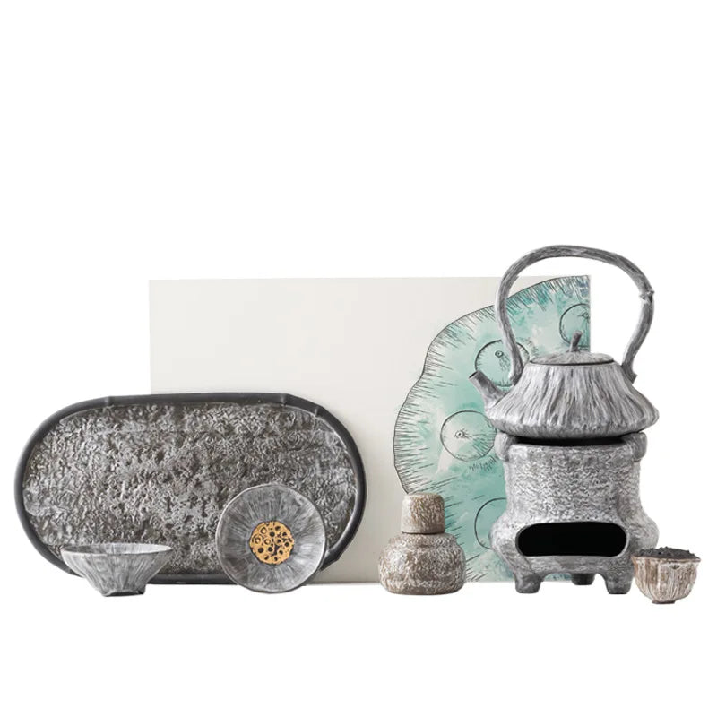 China Chic Creative Vintage Tea Set Kung Fu Tea Set Premium Business Gift Box