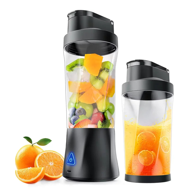 Bærbar elektrisk blender USB genopladelig mini juicer smoothie maker til hjemme rejse hurtig frugt mixer personlig juice blender