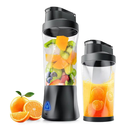 Portable Electric Blender USB Rechargeable Mini Juicer Smoothie Maker For Home Travel Quick Fruit Mixer Personal Juice Blender