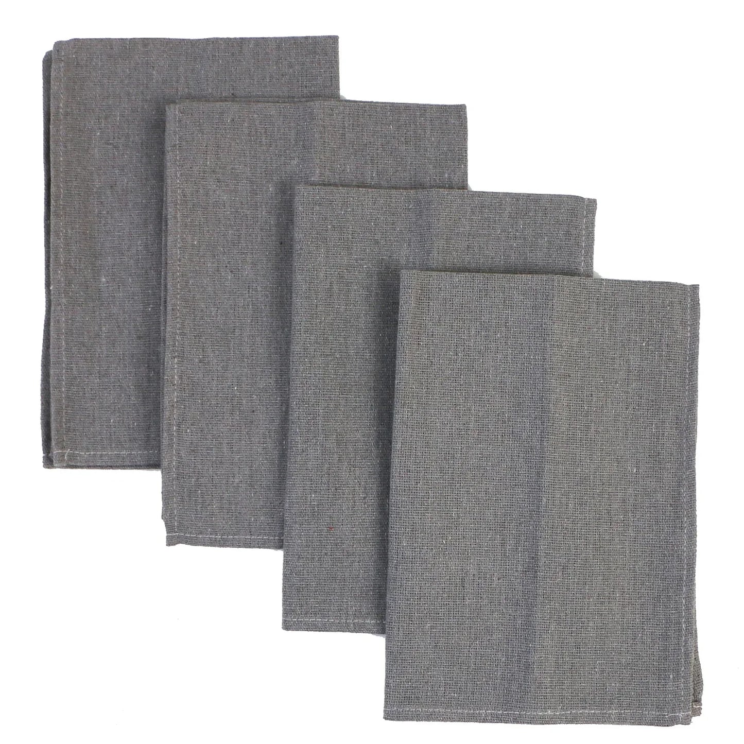 Set of 10 Pack Cocktail Napkins 40 X 40cm Cotton Blend Heavy Fabric Durable Linen Towel for Home Kitchen Wedding Decoration