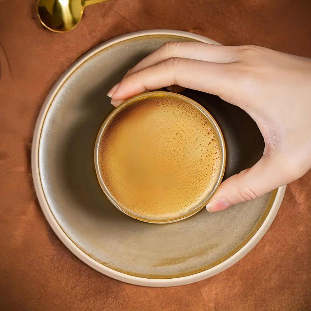 Ceramic Coffee Cup Tea Cup Middle East Desert Camel Coconut Tree Creative Easy To Clean Office Home Kitchen Luxury Gift Cup