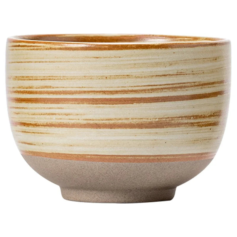 Vintage Espresso Cup with Niche Design Japanese Retro Rough Pottery Handmade Wabi Sabi Cup Ceramic Afternoon Tea Cup