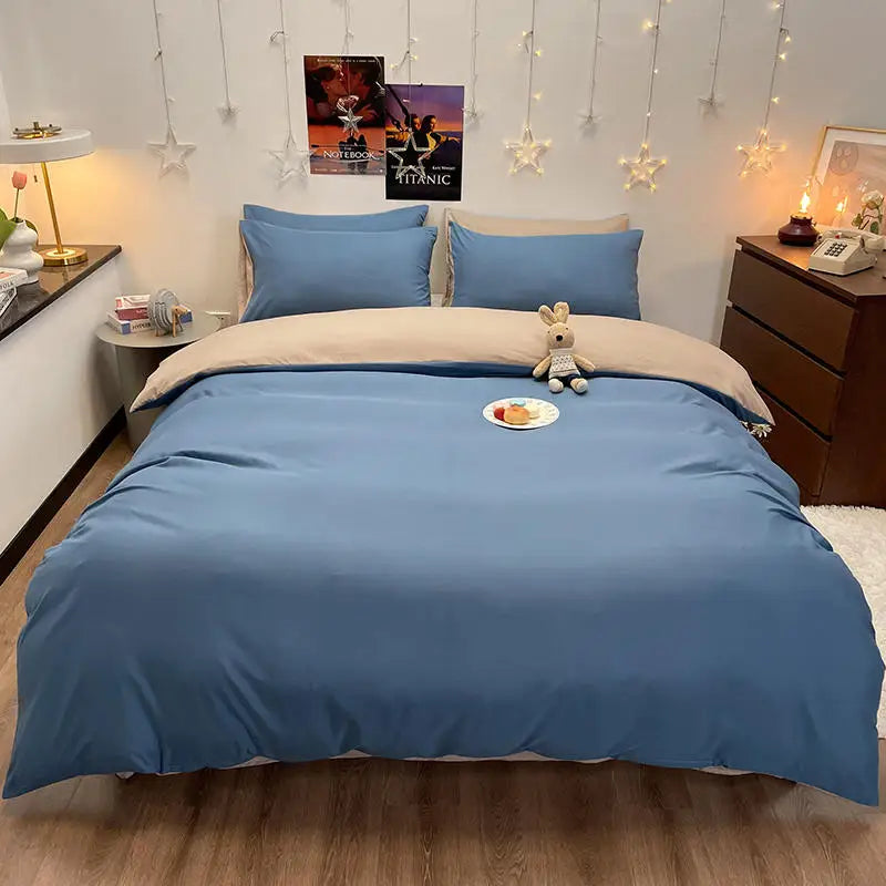 Bonenjoy 1 pc House de couette temno siva barvna odeja Cover Cover Double Velikost Funda Nordica Cama 150 Queen/King Size Bed Cover