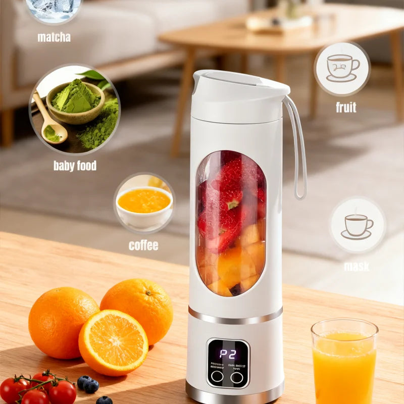 High-value Charging Juicer Cup Wireless Portable Design Freshly Squeezed Fruit And Vegetable Juice To Make A Healthy Feel