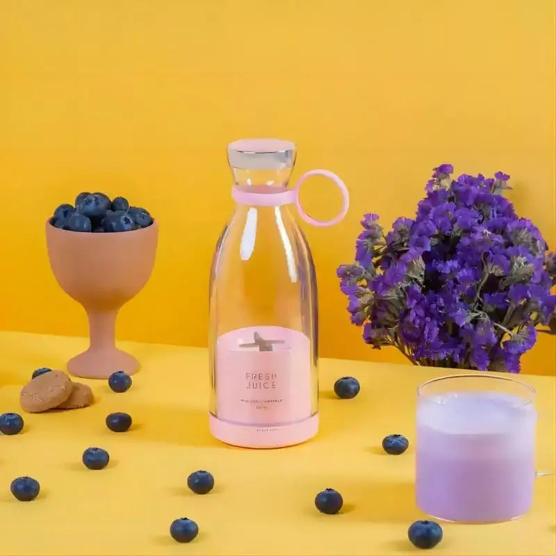 Bærbar genopladelig juicer blender trådløs mixer frisk juice 350 ml