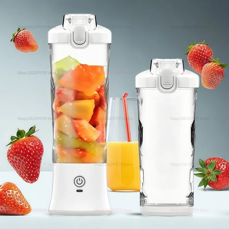 USB Household Rechargeable Electric Juicer 600ml Professional Portable Fruit Mixer Mini Mixer For Smoothie Smoothie Juice