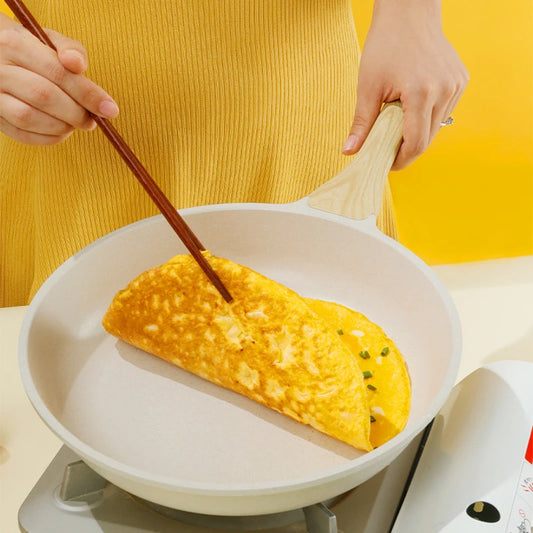 Duurzame Koekenpan Wok Pan Non-stick Keramische Pot Inductie Gasfornuis Universele Kookgerei Steak Koken Steelpan Anti-aanbak pan