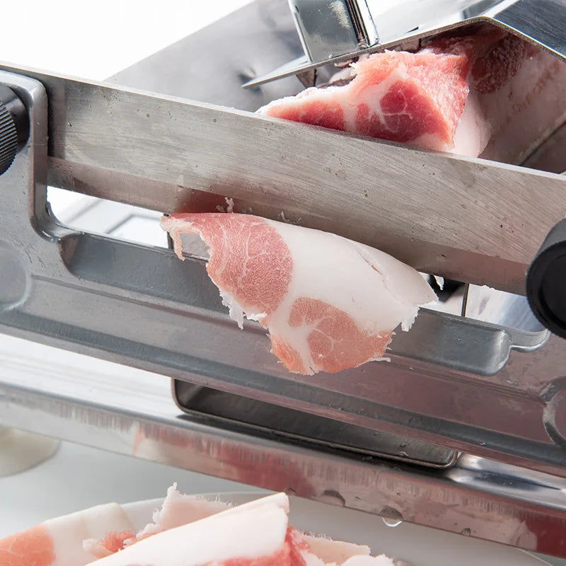 GIANXI Varkensbuik Groentesnijder Bevroren Vleesverwerker Snijmachine Schapenvlees Rollen Cutter Fruit Gemakkelijk Snijmachine Keuken Accessoire