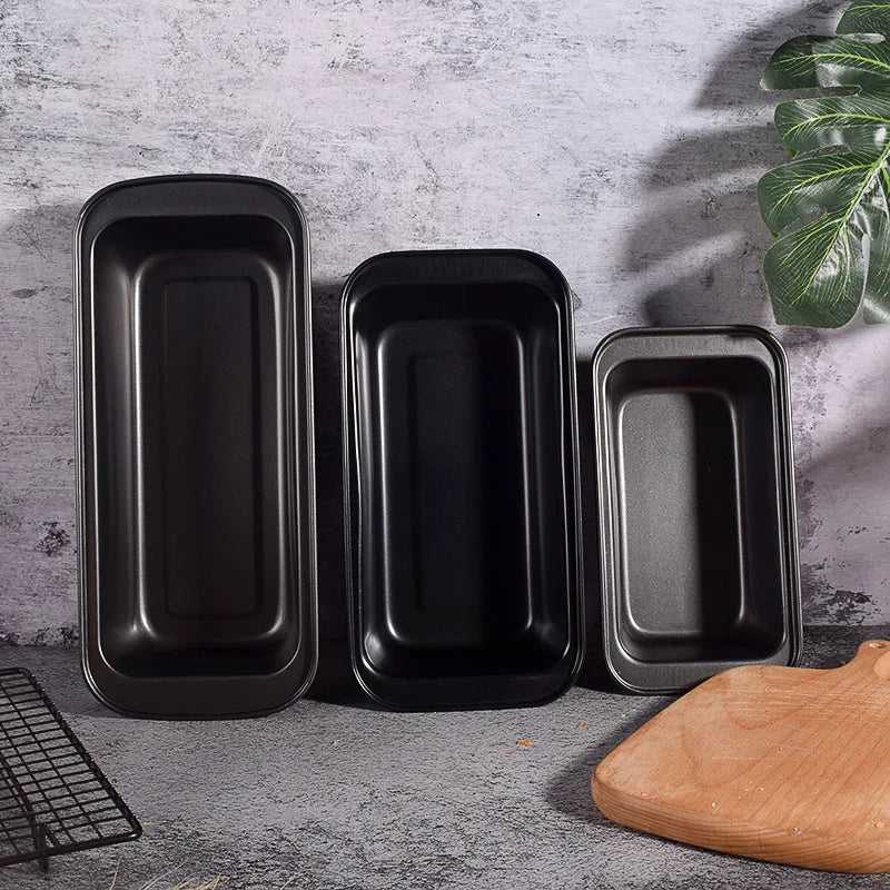 Nonstick Baking Bread Loaf Pan Carbon Steel Toast Bread Pan Tin Kitchen Rectangle Bakeware for Brownies Meatloaf