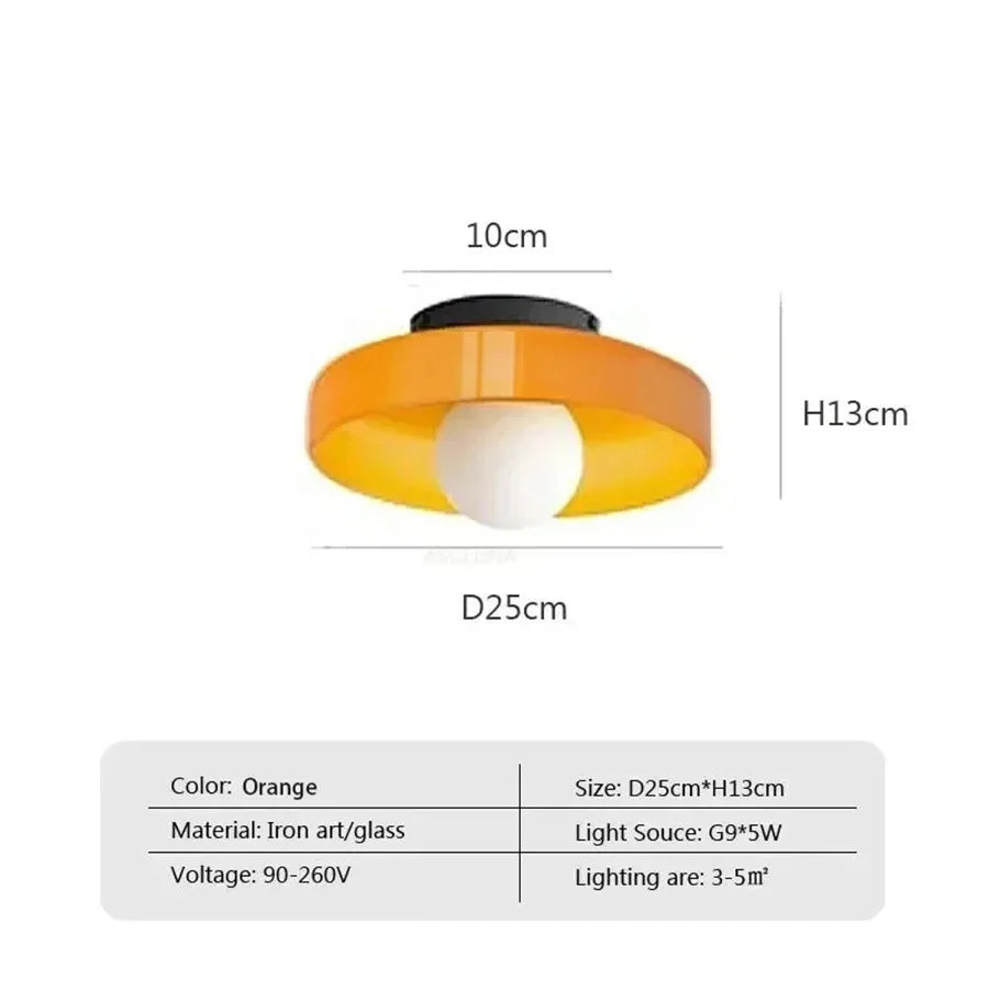 Nordic Glas Decke Licht Lichtquelle Vintage Wand Lampe Wohnkultur Für Eingangsbereich Flur Gang Wohnzimmer Schlafzimmer Leuchten