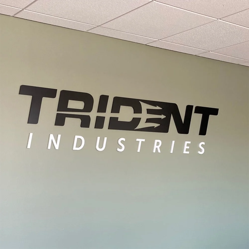 Business Signs Logo Indoor 3D Company Logo Office Wall Signs Custom 3D Acrylic Logo Sign