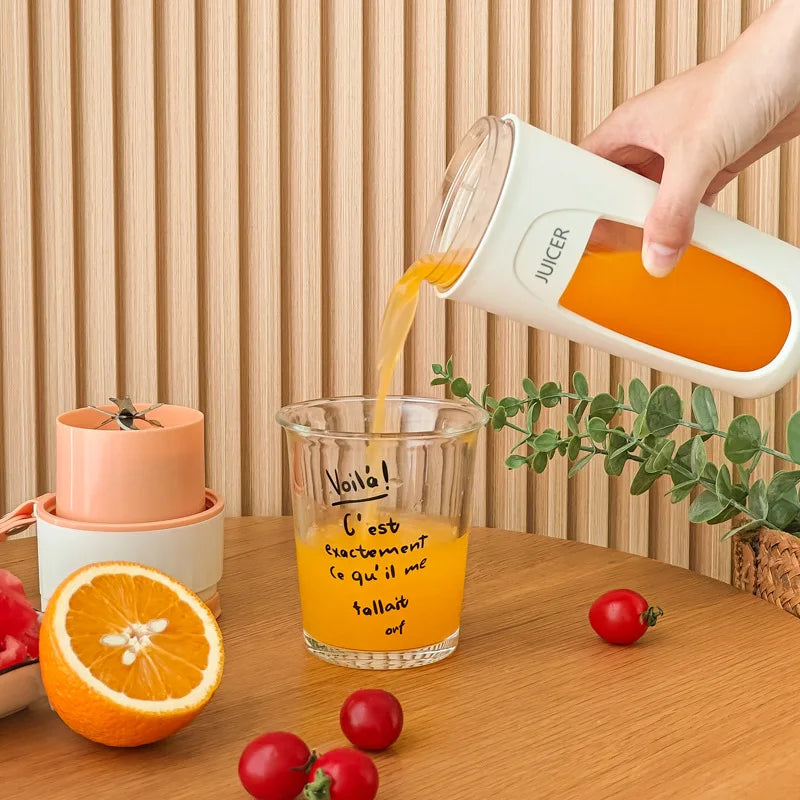 Spremiagrumi portatile Mini frullatore elettrico Multifunzione Creatore di succo Macchina Frullatori Estrattori Frullati Mixer 8 Lame 3000mAh