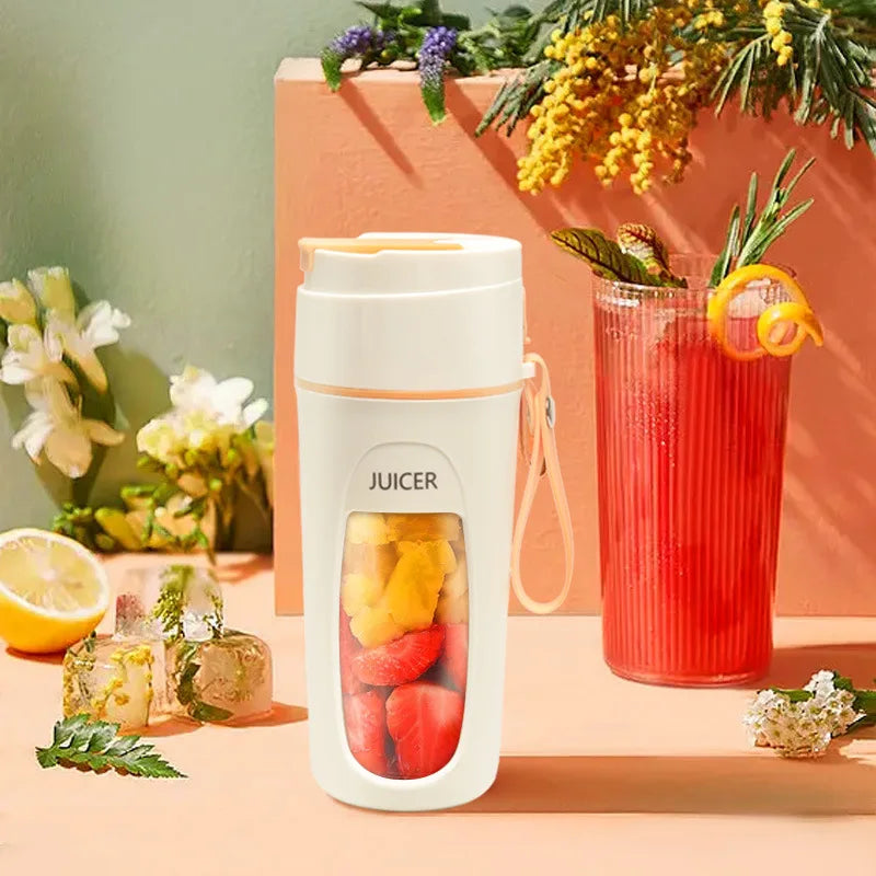 Spremiagrumi portatile Mini frullatore elettrico Multifunzione Creatore di succo Macchina Frullatori Estrattori Frullati Mixer 8 Lame 3000mAh