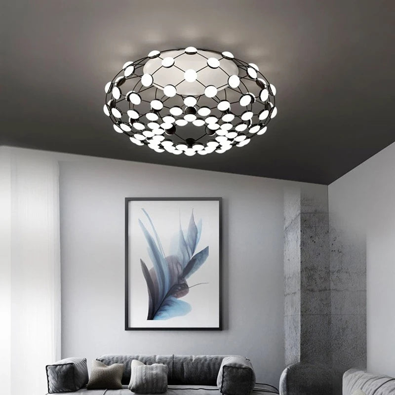 Nordic Creative Living Room Ceiling Light Personalized Designer Villa Duplex Simple Postmodern Dining Room Bedroom Pendant Light