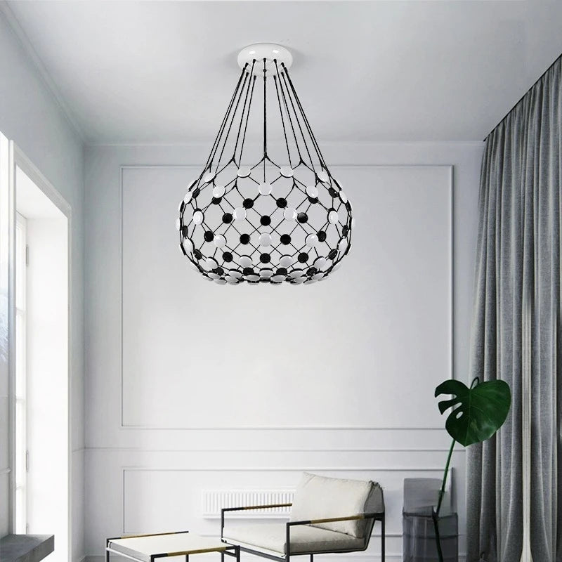 Nordic Creative Living Room Ceiling Light Personalized Designer Villa Duplex Simple Postmodern Dining Room Bedroom Pendant Light