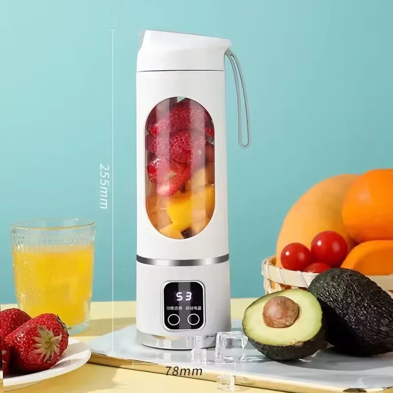 High-value Charging Juicer Cup Wireless Portable Design Freshly Squeezed Fruit And Vegetable Juice To Make A Healthy Feel