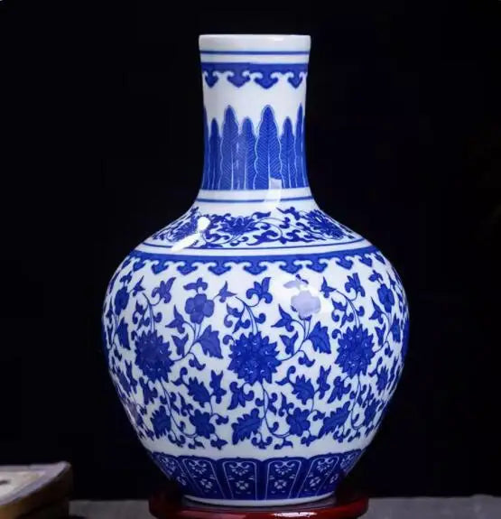 Jingdezhen keramična vaza vintage kitajske tradicionalne vaze domača vaza živali vaza fino gladko površinsko opremljanje člankov