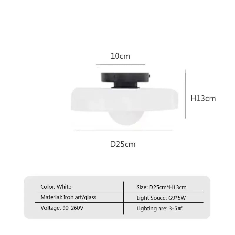 Nordic Glas Decke Licht Lichtquelle Vintage Wand Lampe Wohnkultur Für Eingangsbereich Flur Gang Wohnzimmer Schlafzimmer Leuchten