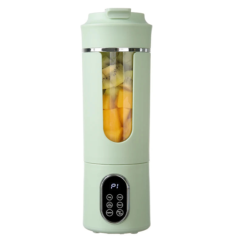 New portable wireless juicer with USB charging, small juice cup, household multifunctional crushed ice juicer, juicer cup.