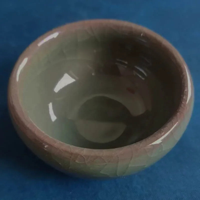 Handmade Ice Crack Ceramic Candlestick DIY Decorative Candle Holders for Home Party Wedding