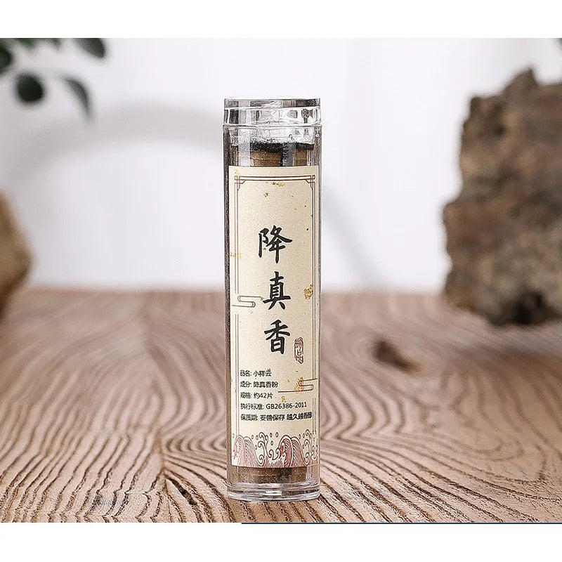 42 pieces of floral fragrance non stick powder white sage incense tablets with pure fragrance, suitable for home yoga meditation