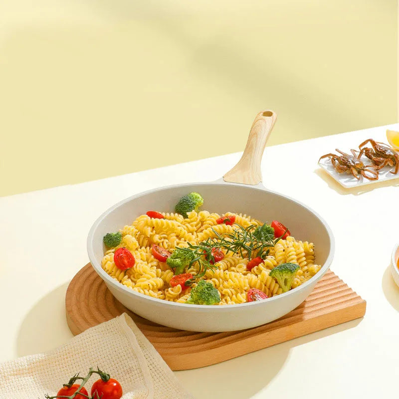 Trpežna fring ponva wok wok ponev brez palice keramične lončke indukcijska peč univerzalna kuhinja zrezek kuharski ponev z nonstick ponev
