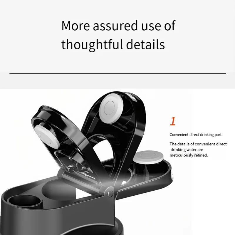 2025 Mini Portable Blender For Smoothies Milkshakes Juices Personal USB Rechargeable Small Compact Multifunctional Black Juicer