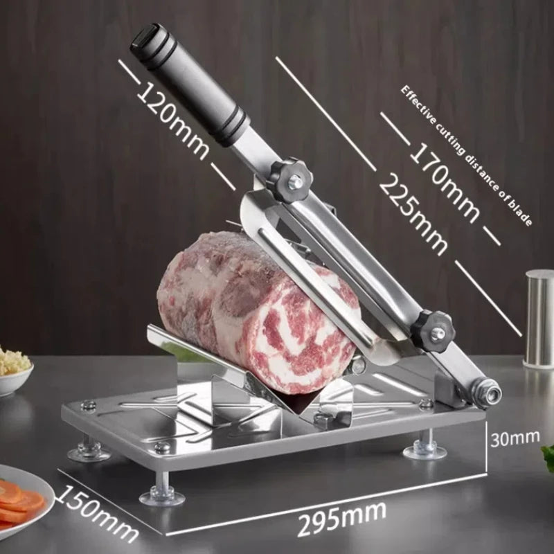 GIANXI Varkensbuik Groentesnijder Bevroren Vleesverwerker Snijmachine Schapenvlees Rollen Cutter Fruit Gemakkelijk Snijmachine Keuken Accessoire
