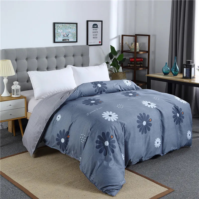 Simple plaid Duvet Cover 220x240 nordic Quilt Cover 2 people 1PCS Comforter Covers for double queen king size bed 135 150x200