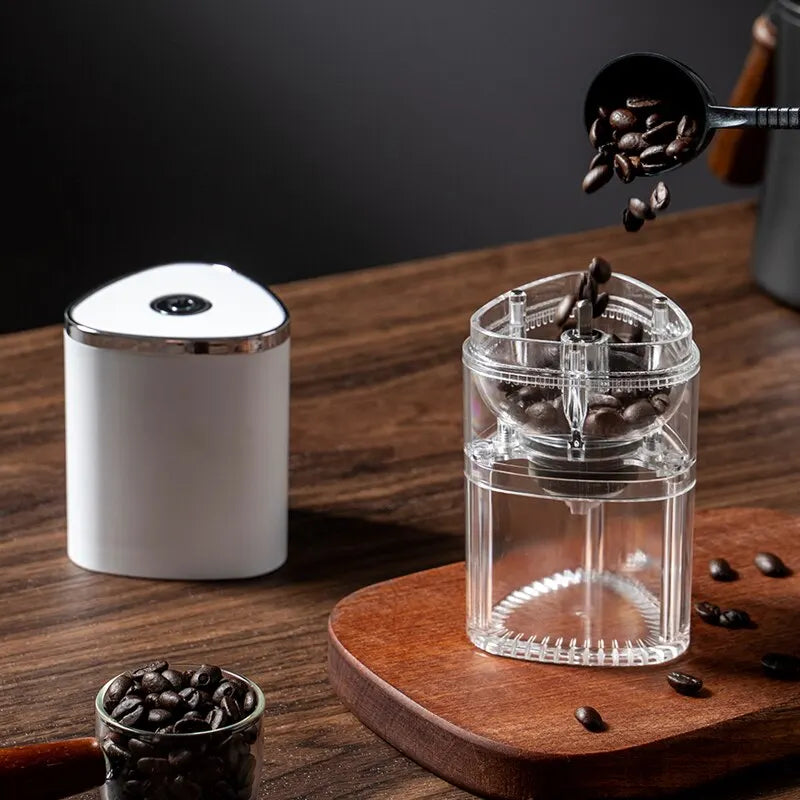Tragbare Elektrische Kaffeemühle TYP C USB Ladung Keramik Schleifen Kern Hause Kaffee Bohnen Pulverisierer Mühle