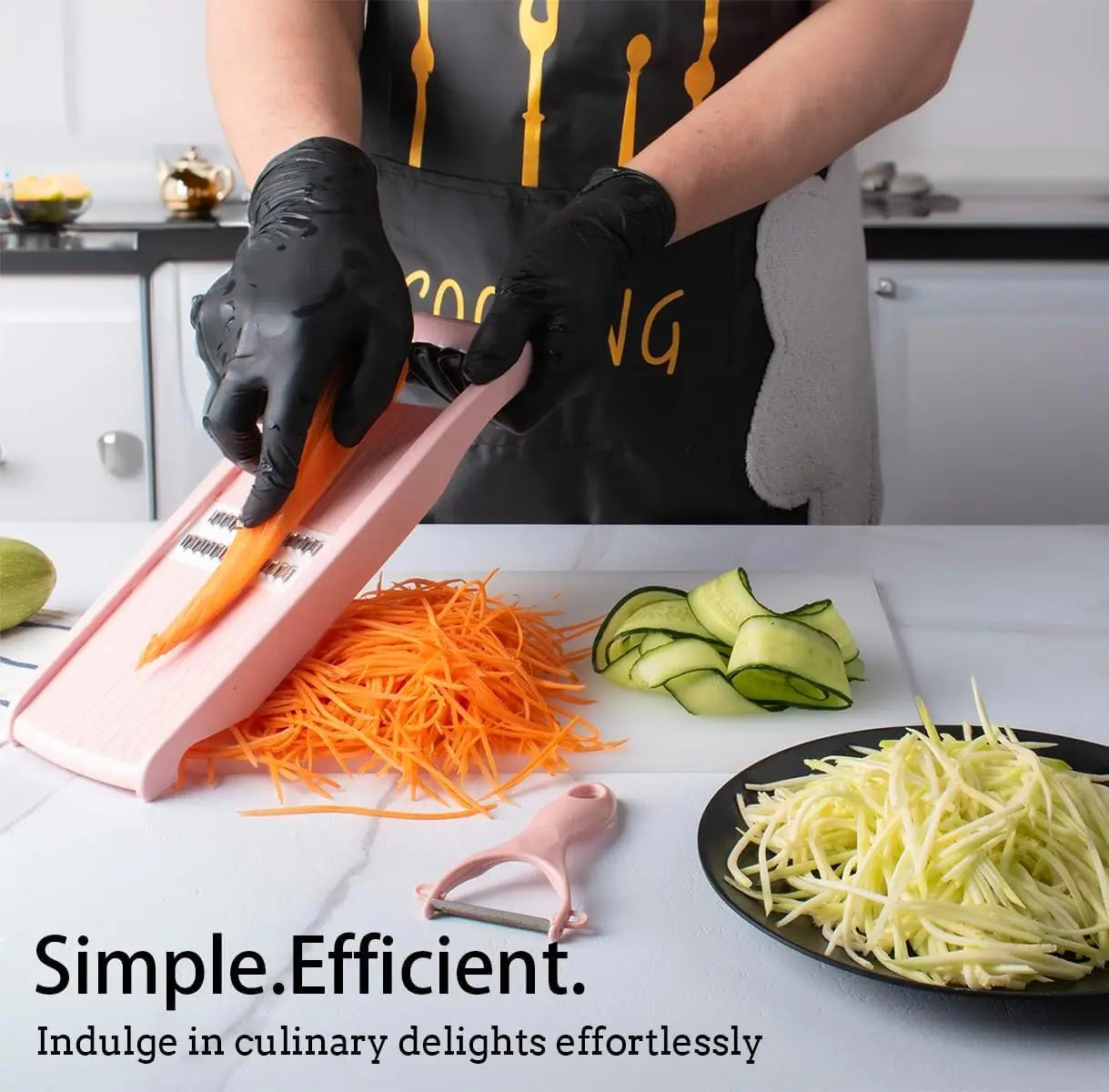 5 in 1 Multi-Functional Vegetable Chopper Onion Chopper Food Chopper Kitchen Mandoline Slicer Veggie Dicer Cutter