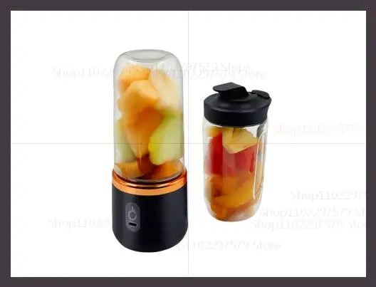 Bærbar 2-kopfrugt Juicer Blender Mini Ice Crusher USB Genopladelig trådløs juice Extractor til smoothies rejse kompakt