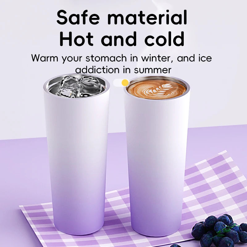 Stainless Steel Wireless Portable Blender 650ml USB Juicer Orange Juice Mixer 20blades Crushed Ice 3000mAh Long-term Insulation
