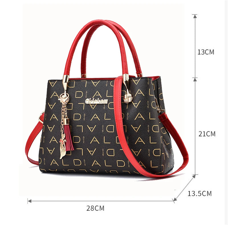 PU Leder Lässige Umhängetaschen für Frauen Damen Luxus Designer Tote Handtasche Weibliche Große Kapazität Reise Schulter Tasche Sac