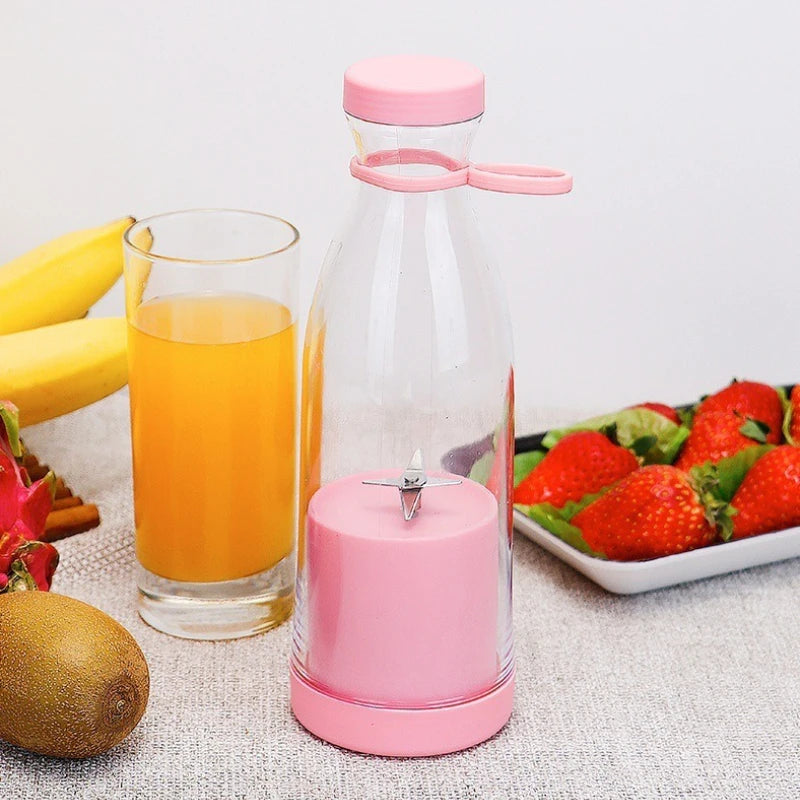 Spremiagrumi elettrico Tazza 6 Lame Frullatore Macchina per frappè USB Portatile Frutta Latte Strumento di miscelazione Mini Succo fresco Frullatore da cucina