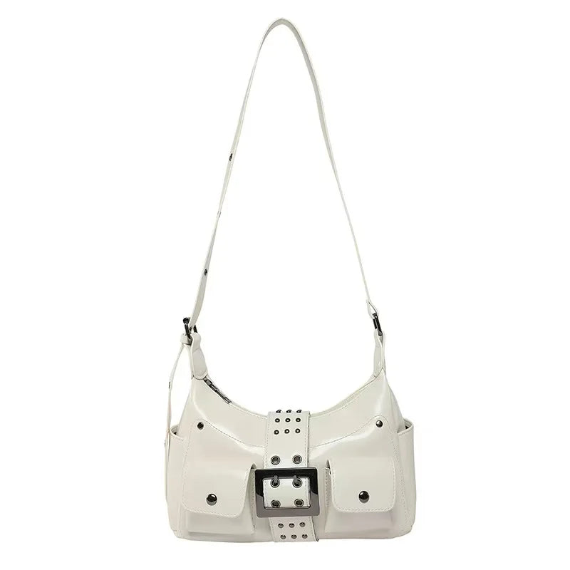 Fashionable and Versatile Casual Women's Solid Color PU Trendy Shoulder Bag Crossbody Bag Luxury Designer Bags Bags for Woman