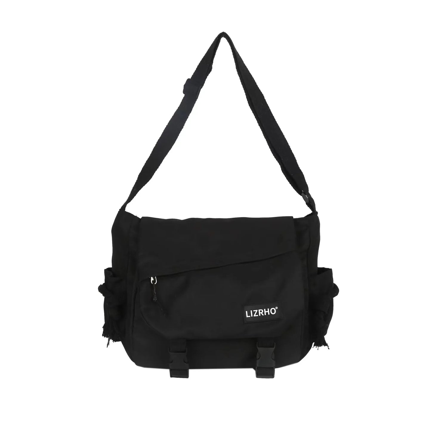 Women's Nylon Handheld One Shoulder Versatile Large Capacity Crossbody Bag Retro Work Travel Postman Bag