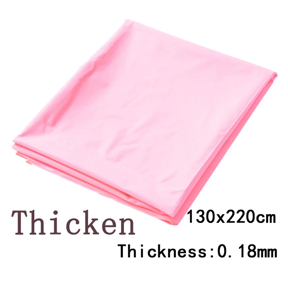 100% Waterproof PVC Adult Bedsheets Bed Cover Couple Game Flat Sheet Oil/SPA Coverlet Double Single Queen Size Coverlid 3Color