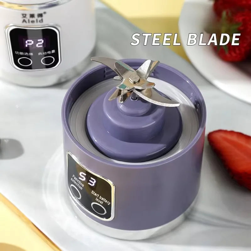 High-value Charging Juicer Cup Wireless Portable Design Freshly Squeezed Fruit And Vegetable Juice To Make A Healthy Feel
