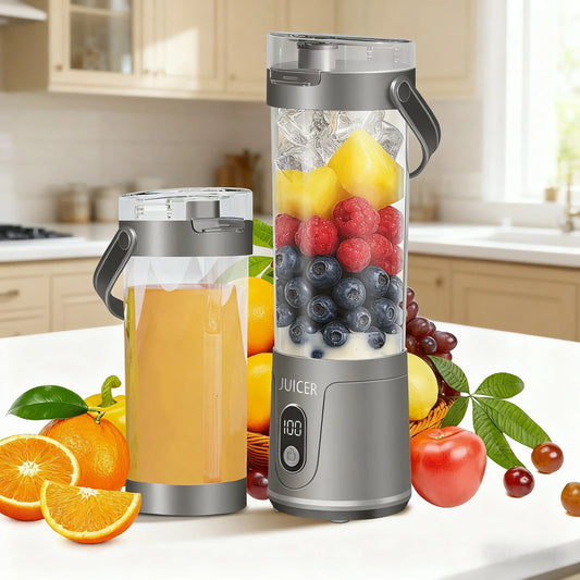 Portable Personal Electric USB Juicer,600ML Mini Blender Portable Blender For Shakes and Smoothies juice