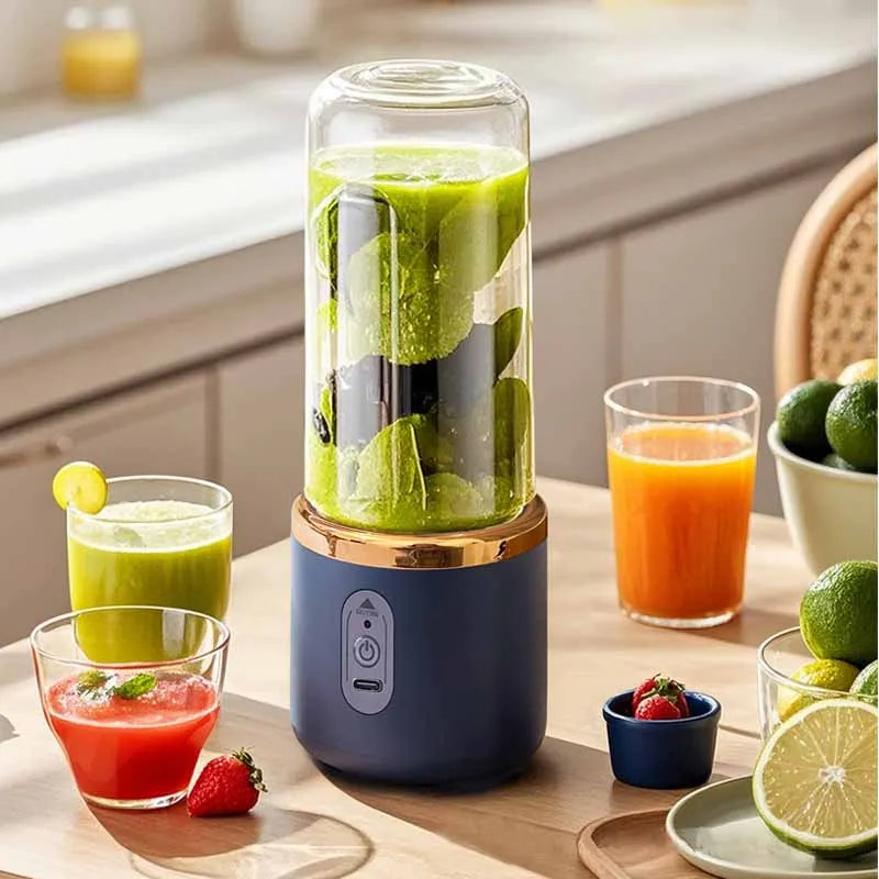 1pc frullatore portatile bottiglia 6 lame frullatore per succo multifunzione succo fresco frullato ghiaccio CrushCup cibo pro spremiagrumi macchina