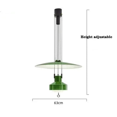 Nordic Italy Designer Modern Creative Living Room Pendant Lamp Retro Art Bedside Bedroom Study Adjustable Pendant Lamp