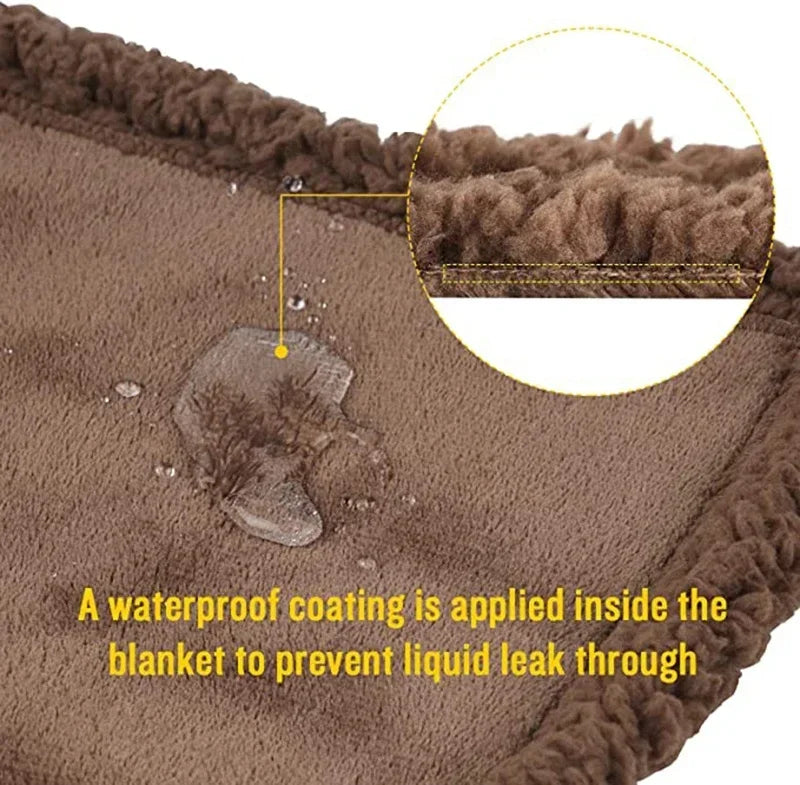 Coperta king size addensata calda invernale 100% impermeabile e resistente alle macchie-coperta accogliente coperta shaggy coppia romantica coperta