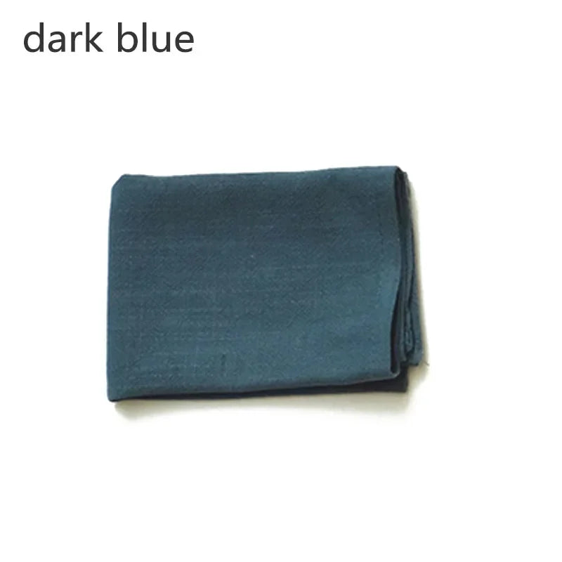 4PCS Cotton Linen Dinner Napkins,Classic Style Kitchen Soft Tea Towels,Dinning Room Washable Reusable Tableware Cloth Place mats