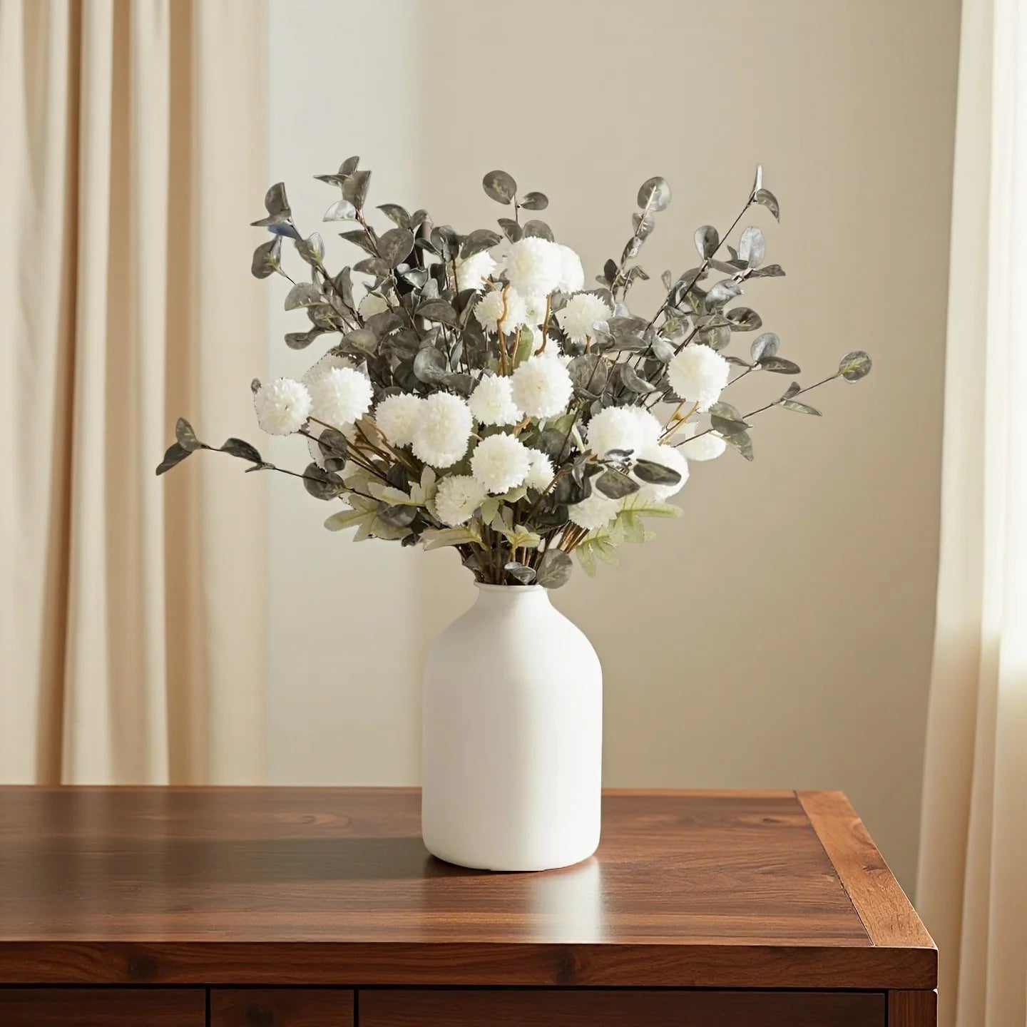Matte Black Metal Vase, Ideal for Dried Flowers Gift for Wedding Home Spa Votive Candle Gardens Home Living Room Decoration Home
