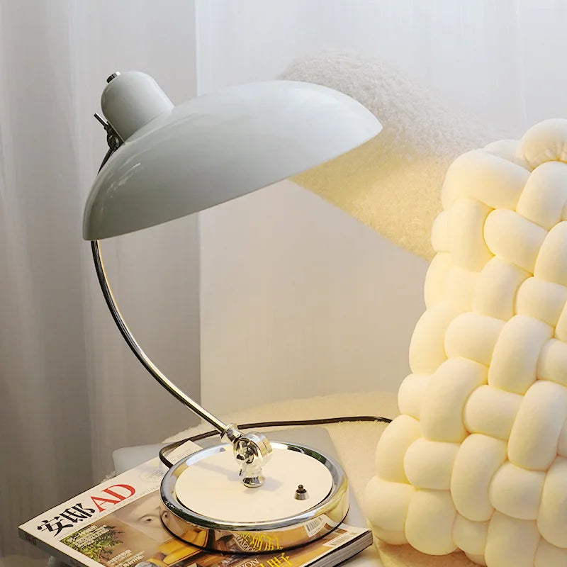 Danish Bauhaus Student Eye-protecting Reading Bedroom and Study Nordic Simple and Light Luxury Internet-famous Ins Bedside Lamp