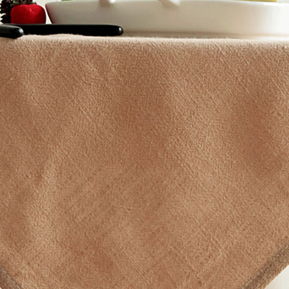 4PCS Table Napkins,40X40cm Cotton Linen Kitchen Tableware Towel,Soft Durable Cloth,Washable and Reusable Placemat