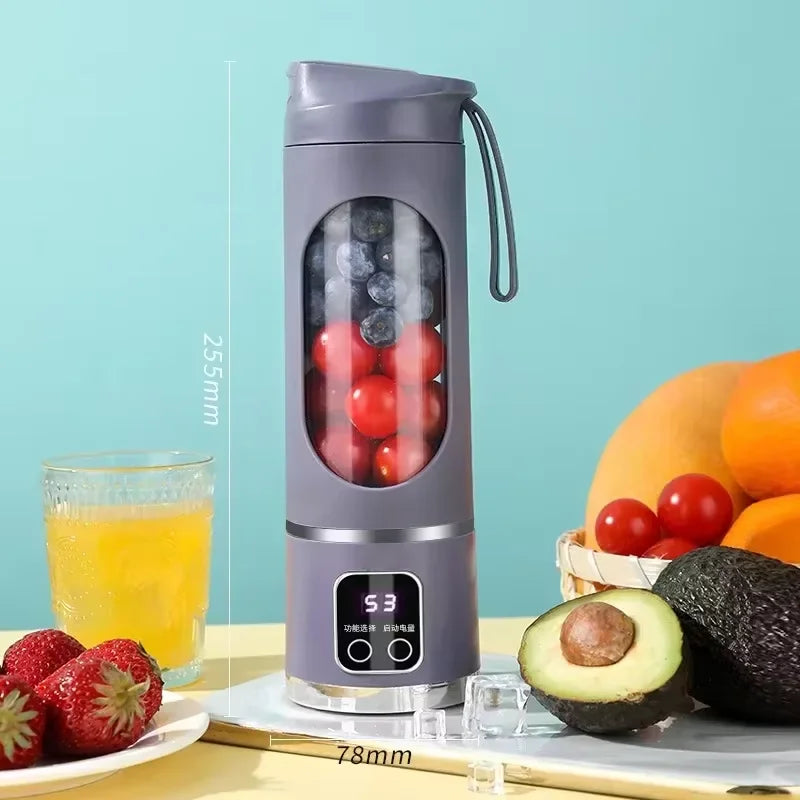 High-value Charging Juicer Cup Wireless Portable Design Freshly Squeezed Fruit And Vegetable Juice To Make A Healthy Feel