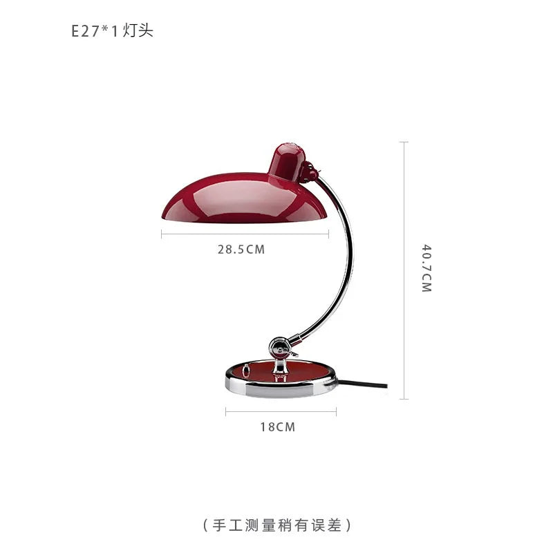 Danish Bauhaus Student Eye-protecting Reading Bedroom and Study Nordic Simple and Light Luxury Internet-famous Ins Bedside Lamp